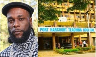 Burna Boy Visits UNIPORT Teaching Hospital, Clears Over ₦40m Medical Bills