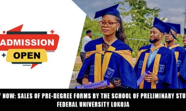 APPLY NOW: Sales of Pre-degree Forms at Federal University Lokoja