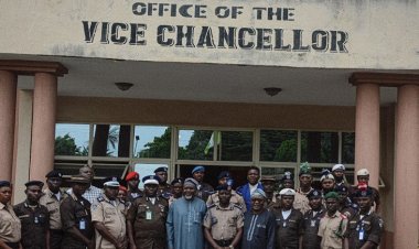 Man O' War Nigeria National Commander Reconnects with Adeyemi Federal University, Credit University for his Success