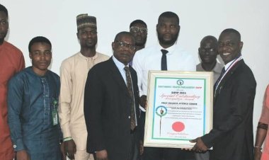 Sam Maris University Vice-Chancellor, Prof. Francis Gbore, Honored with SWYP Award