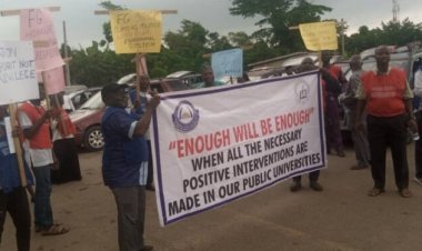 ASUU Stages Rally in OOU Ahead of Nationwide Strike