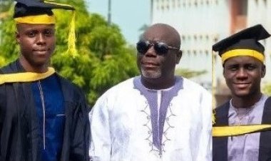 Viral Video: Nigerian Father Celebrates Sons Educational Journey, Shares Before and After Photo