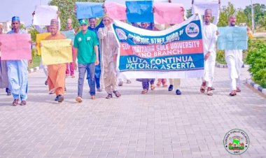 ASUU-YUMSUK Branch Stages Peaceful Protest Over Unfulfilled 2009 Agreement