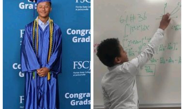 12-Year-Old Boy Graduates from US University with Associate Degree, Aims to Become Engineer