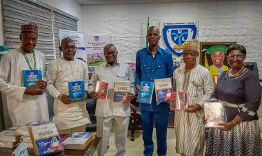 FULOKOJA Receives Book Donation from Retired Justice Alaba Omolaye