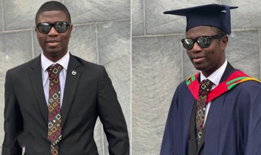 Young Nigerian Overcomes Vision Loss, Earns Master's Degree with UK Scholarship