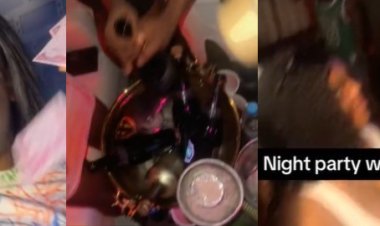 Nigerian Graduate Celebrates University Sign-Out in Nightclub
