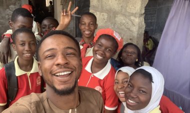 NYSC Corper Defies Stereotypes, Shares Teaching Service in Rural Area