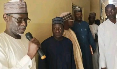 UNIMAID Acting VC Professor Mohammed Laminu Mele Conducts Inspection Visit to University Medical Centre