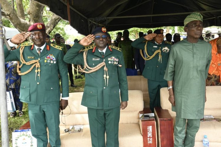 DG NYSC Joins Senior Officers in Honoring Retired Army Generals at Pulling Out Ceremony