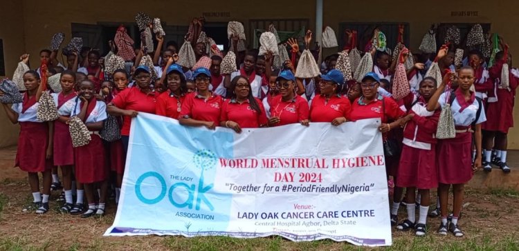 Group Provides  Menstrual Kits to Female Students in Delta Schools