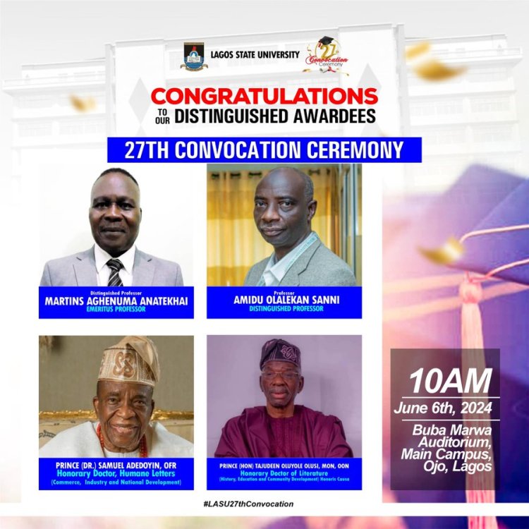 LASU Honors Distinguished Individuals During Convocation Ceremony