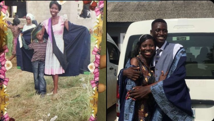 Young Graduate’s 14-Year Picture Comparison Goes Viral on Twitter