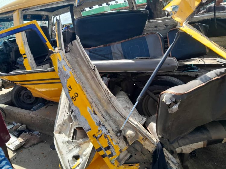 Tragedy Strikes as Truck Collides with Students' Bus along Badagry Expressway