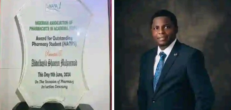UNIMAID Student Receives Prestigious Award from Nigerian Association of Pharmacists in Academia