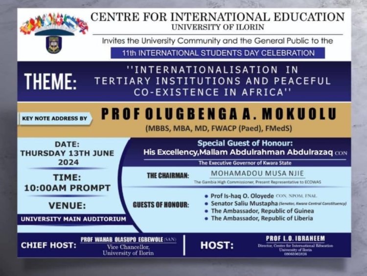 UNILORIN CIE holds International Students’ Day