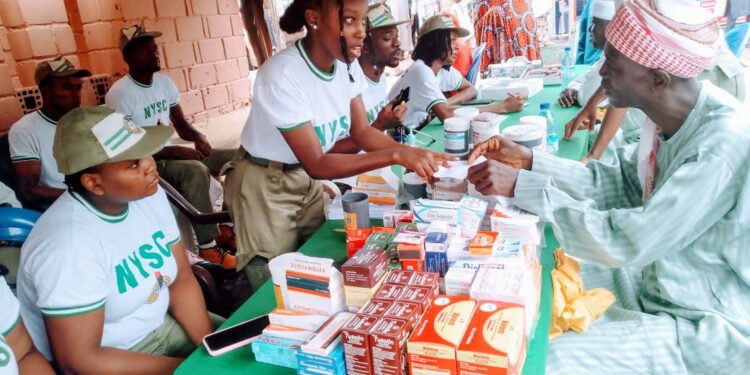 NYSC Provides Free Medical Services to Kogi Residents