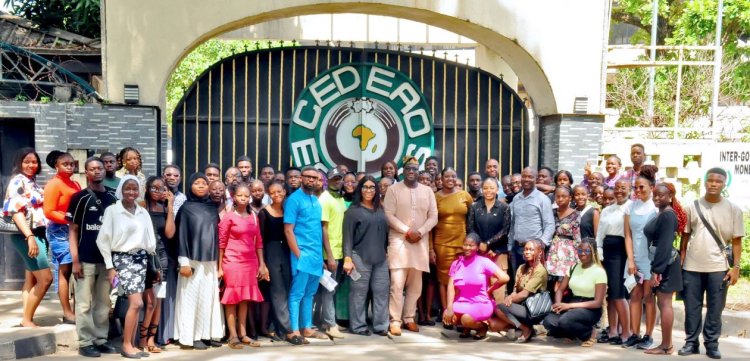 OAU Students Visit ECOWAS Liaison Office for Insight on West African Democracy
