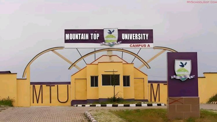 Mountain Top University Ranks First Among Nigerian Universities in Quality Education
