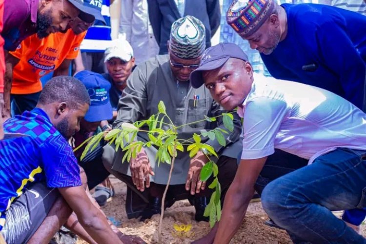 ATBU Student Leader KBJ Launches Tree Planting Initiative