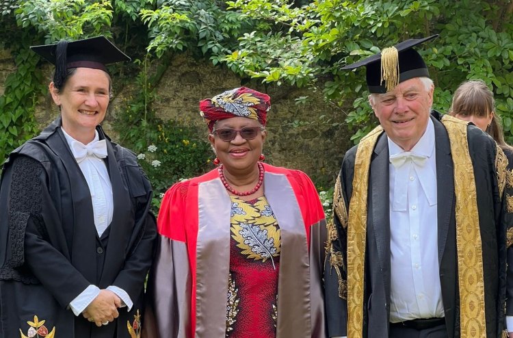 Ngozi Okonjo-Iweala Receives Honorary Doctorate from University of Oxford