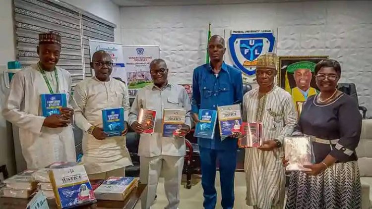 FULOKOJA Receives Book Donation from Retired Justice Alaba Omolaye
