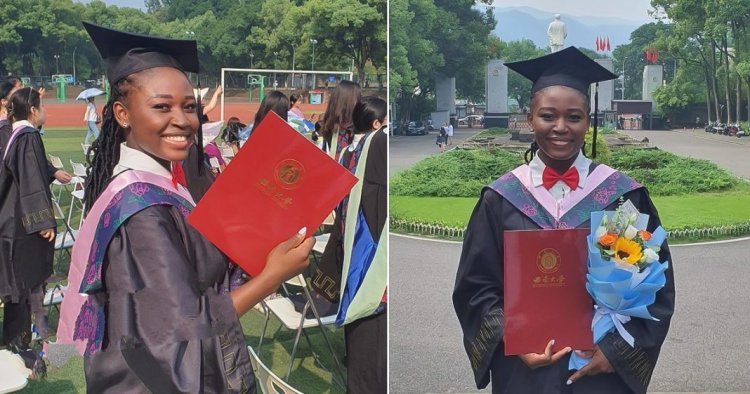 Nigerian Student Ifeoma Amuche Named Best Graduate at Chinese University