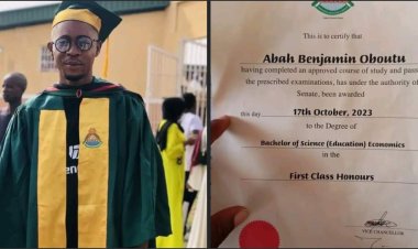 Student Awarded 100,000 Naira for First Class Honors at Federal University Gusau