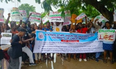 ASUU and Students Protest Unmet Demands at UNILAG