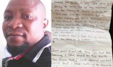 School Teacher Ends his Life,  Leaves Written Note on how his Assets Should be Shared