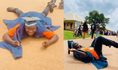 Student’s Hilarious Matriculation Pose Steals the Show at Benue State Polytechnic
