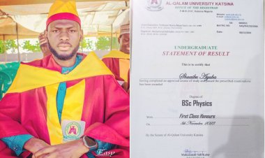 Shuaibu Ayuba Emerges Best Graduating Student at Al-Qalam University Katsina