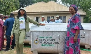 NYSC Corps Member Donates N2.5 Million Worth of Eco-Friendly Waste Dump Containers to Makurdi Markets