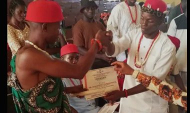 Ebonyi State College of Education Student, Chief Kpakpando Receives Prestigious Title