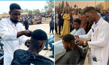 Nigerian Barber Sets Guinness World Record for Fastest Skin Fade Haircuts