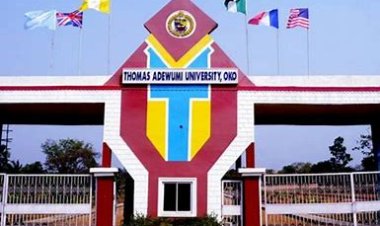 Thomas Adewumi University (TAU) Honored as 2nd Runner Up Tertiary Institution of the Year 2024 in Kwara State