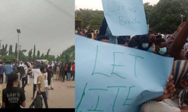 University of Ibadan Students Protest 10 -Hour Electricity Supply Policy, Demand Tuition Fee Reversal