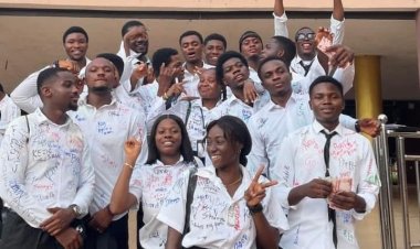Godfrey Okoye University Final Year Students Celebrates their Signing Out