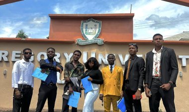 Gregory University, Uturu Students Celebrate Successful College Internal Defense