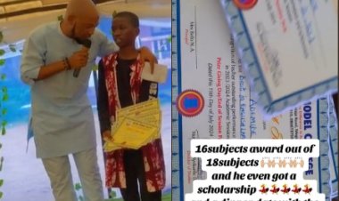 Brilliant Boy Earns 16 Awards, Secures Full Scholarship Until SS3