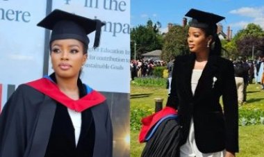 Nigerian Lady, Olaedo Maureen Emelie, Graduates with Masters from UK University