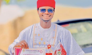 Adamawa State University “Golden Boy" Receives Peace Ambassador Award