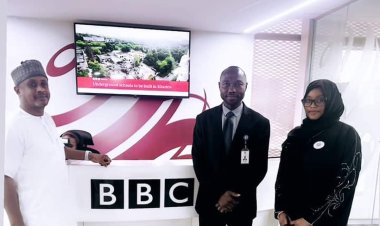 Skyline University Nigeria Registrar Pays Courtesy Visit to BBC News Head Office
