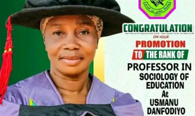 UDUS Promotes Dr. Halima Sarkin Fada to Professor of Sociology of Education