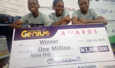 UNIPORT Mechatronic Engineering Students Win 1 Million Naira in National Engineering Competition