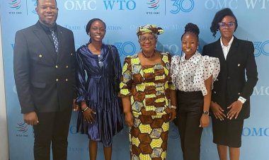 AEFUNAI Students Meet Okonjo-Iweala After Geneva Competition Success
