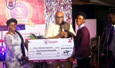 University of Abuja Students Receive Scholarships from Commendable Christian Church