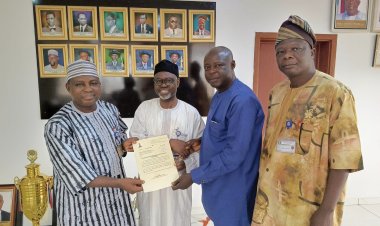 UNILORIN VC Prof Wahab Egbewole Hosts New DG of Nigerian Geological Survey Agency