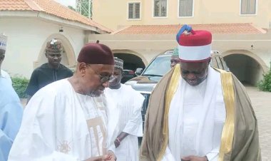 University of Maiduguri Delegation Pays Condolence Visit to Alhaji Ahmed Ashemi