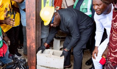 Obaseki Lays Foundation for Edo Polytechnic School of Mining and Management, Launches Digital Resource Center